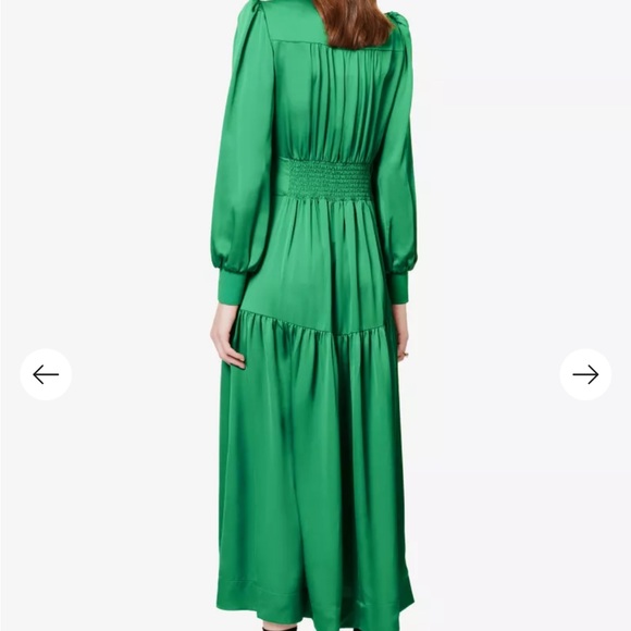 Me + Em Satin V Neck maxi dress. Size US 10. NWOT. - Picture 6 of 8